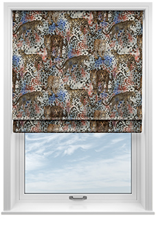 Nairobi, Ink - Roman Blind